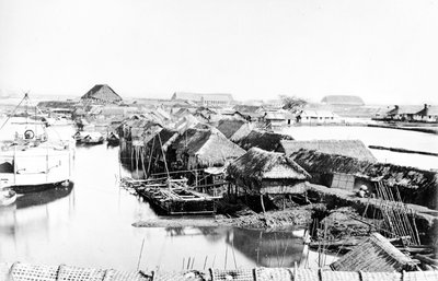 Domy rodzime, Sajgon, c.1870s autorstwa European Photographer
