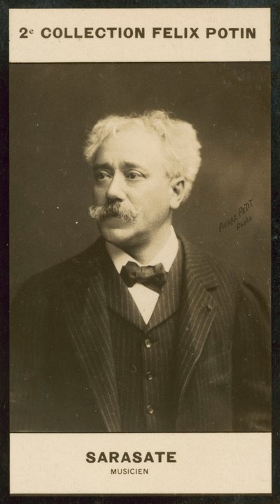 Pablo Martin Meliton de Sarasate, muzyk autorstwa European Photographer