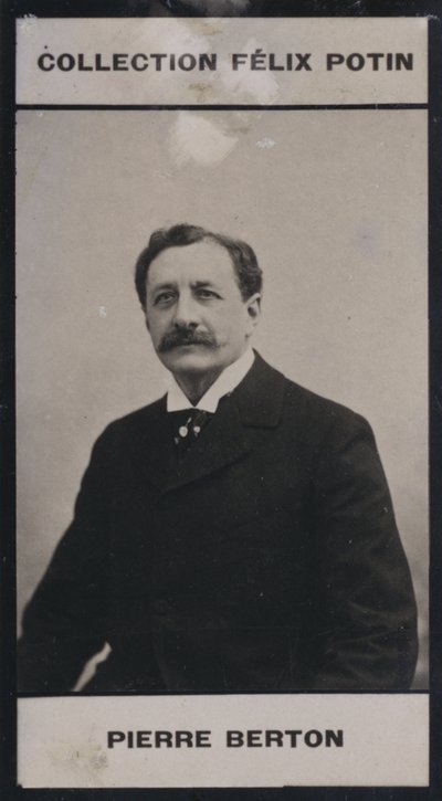 Pierre Berton (1842) (zdjęcie czarno-białe) autorstwa European Photographer