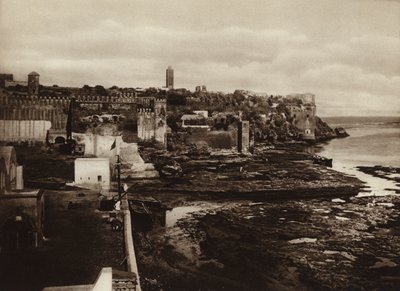 Rabat, widok na punkt Oudaya (zdjęcie czarno-białe) autorstwa European Photographer