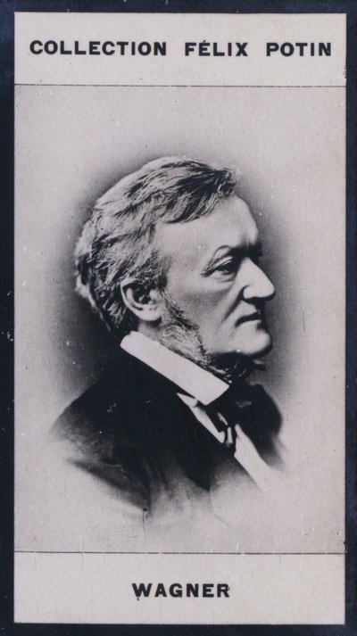 Richard Wagner (1813-1883) (zdjęcie czarno-białe) autorstwa European Photographer