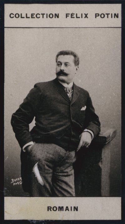Romain (1858) (zdjęcie czarno-białe) autorstwa European Photographer