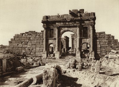 Sbeitia, Forum (zdjęcie czarno-białe) autorstwa European Photographer