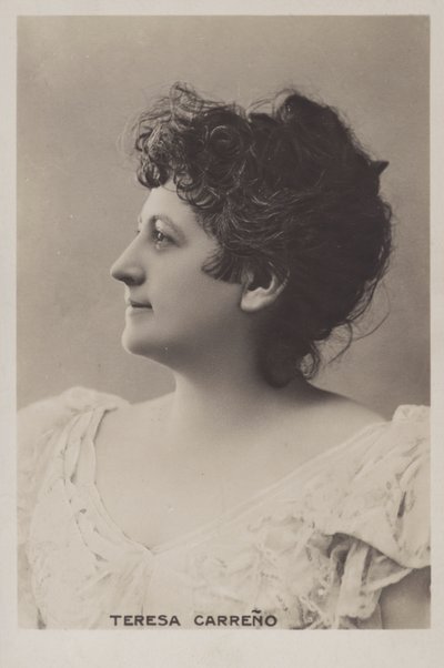 Teresa Carreno, wenezuelska pianistka, piosenkarka, kompozytorka i dyrygent autorstwa European Photographer