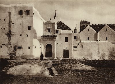 Tetuan, widok na stare miasto (zdjęcie czarno-białe) autorstwa European Photographer