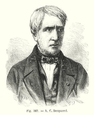 A C Bacquerel (grawerowanie) autorstwa European School