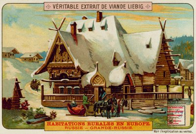 Rosyjski dom wiejski autorstwa European School