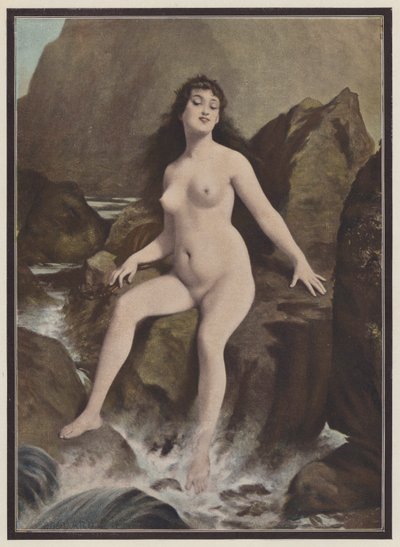 Syrena, istota z mitologii greckiej (kolor lito) autorstwa European School