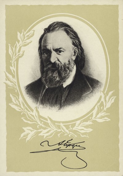 Alexander Hercen, rosyjski pisarz i filozof. autorstwa European School