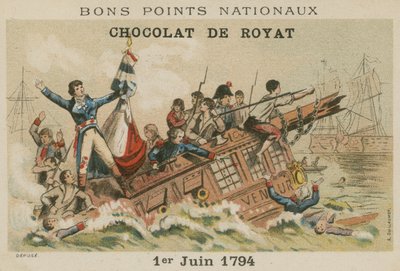 Bitwa pod Ushant (chwalebny pierwszy czerwca), 1794 autorstwa European School