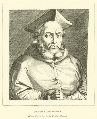 Kardynał Gaspar Contarini (grafika) autorstwa European School