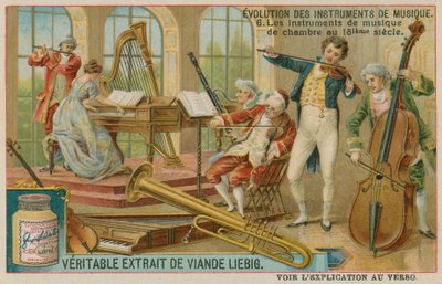 Instrumenty kameralne z XVIII wieku autorstwa European School