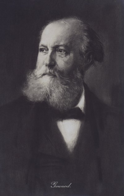 Charles Gounod , francuski pianista i kompozytor (lito) autorstwa European School