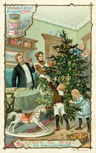 Choinka (chromolitho) autorstwa European School
