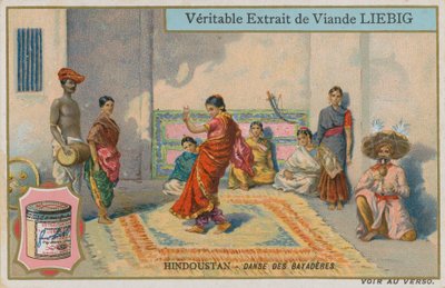 Taniec tancerek w Hindustanie autorstwa European School