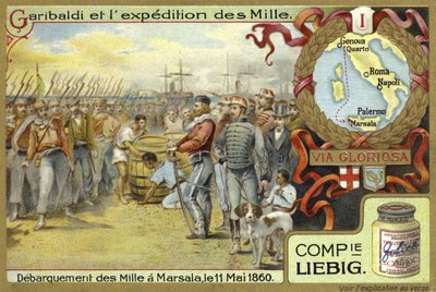 Wyokrętowanie tysiąca, Marsala, Sycylia, 11 maja 1860 autorstwa European School