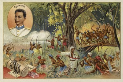 Emilio Aguinaldo, filipiński przywódca rewolucyjny i polityk autorstwa European School