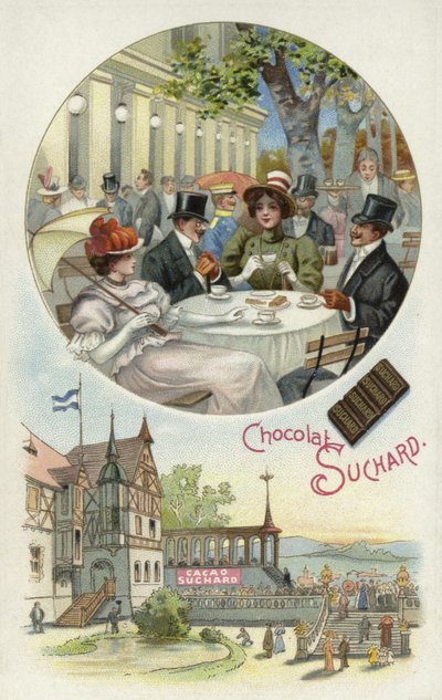 Ciesząc się czekoladą Suchard na świeżym powietrzu autorstwa European School