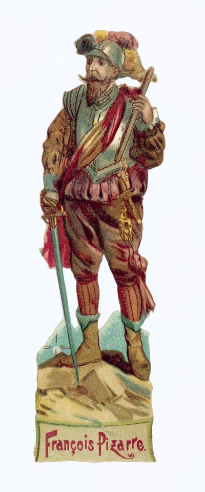 Francisco Pizarro (chromolitho) autorstwa European School