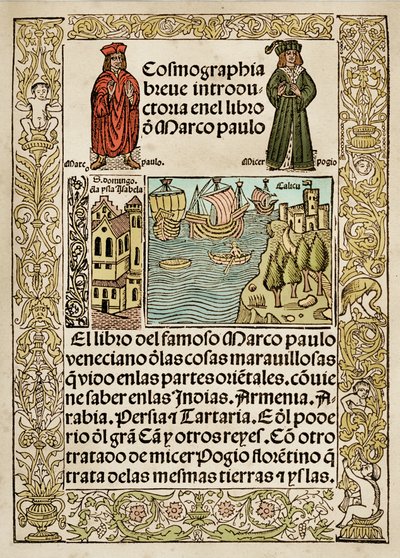 Fronispiece to Marco Polo