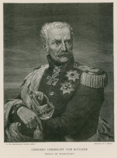 Gebhard Leberecht von Blucher, książę Wahlstadt autorstwa European School