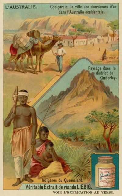Miasto Goldrush Coolgardie, wieś wokół Kimberley i aborygeni z Queensland autorstwa European School