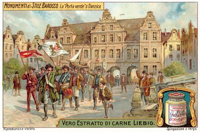 Zielona Brama, Gdańsk (chromolitho) autorstwa European School