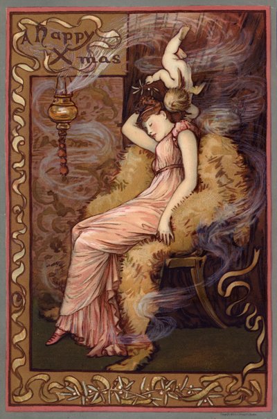 Wesołych Świąt (chromolitho) autorstwa European School