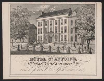Hotel St Antoine, Anvers, Antwerpia, J C Spaenhoven autorstwa European School
