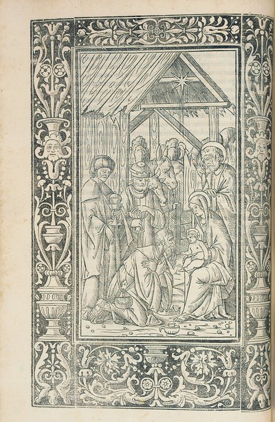 Ilustracja z chrześcijańskiego Decachordum autorstwa Marka Vigeriusa (1446-1516), Fano autorstwa European School