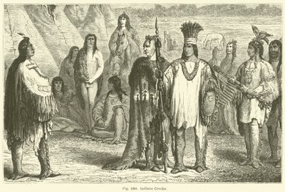 Indiens Creeks (grawerowanie) autorstwa European School