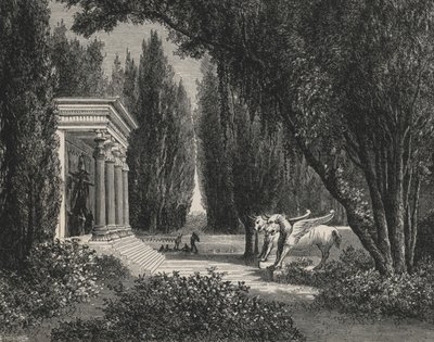 Jardin perse (rycina) autorstwa European School