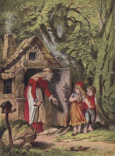Jean Et Marguerite (kolorowa litografia) autorstwa European School