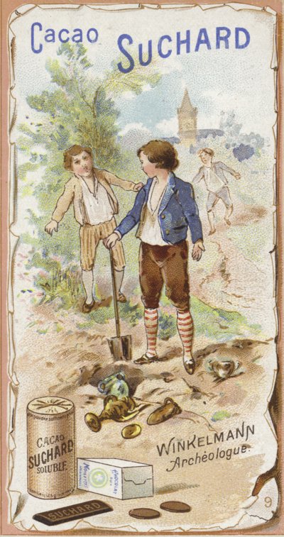 Johann Joachim Winckelmann, niemiecki archeolog i historyk, jako dziecko autorstwa European School