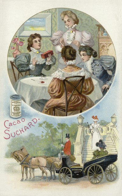 Panie cieszące się kakao Suchard autorstwa European School