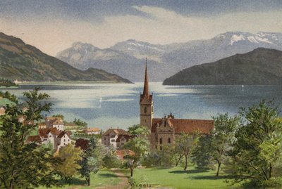Jezioro Czterech Kantonów: Weggis (kolor lito) autorstwa European School