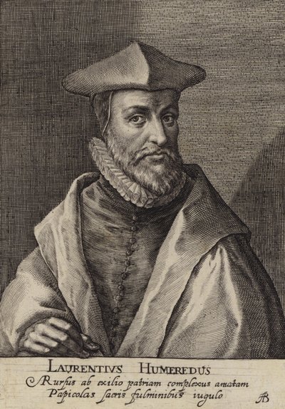 Laurence Humphrey, angielski teolog, prezes Magdalen College w Oksfordzie (grafika) autorstwa European School