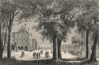 Le Luxembourg Au Temps De Marie De Medicis (grawerowanie) autorstwa European School