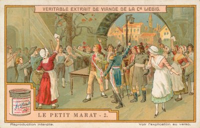 Le Petit Marat, karta Liebig, początek XX wieku (chromo) autorstwa European School