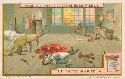 Le Petit Marat, karta Liebig, początek XX wieku (chromo) autorstwa European School