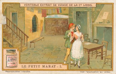 Le Petit Marat, karta Liebig, początek XX wieku (chromo) autorstwa European School