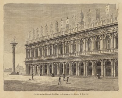 Libreria Vecchia na Piazza San Marco w Wenecji autorstwa European School