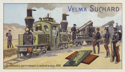 Lokomotywa do transportu broni oblężniczej, 1890 autorstwa European School