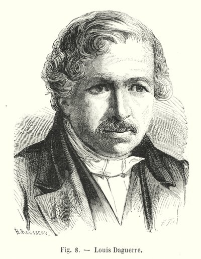 Louis Daguerre (grawerowanie) autorstwa European School