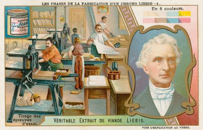 Wykonywanie chromolitografii Liebiga autorstwa European School