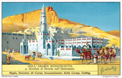 Meczet Horedy w Hadhramaut (chromolitho) autorstwa European School