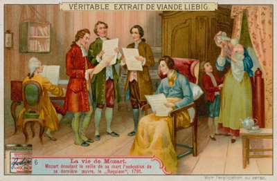 Mozart słucha Requiem przed śmiercią autorstwa European School