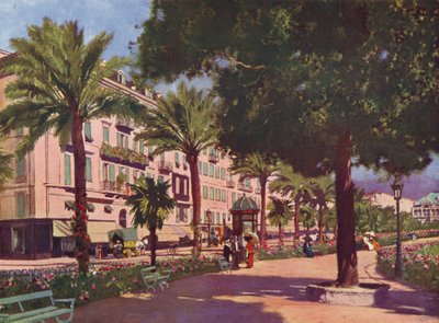 Nicea, Avenue Massena (druk kolorowy) autorstwa European School
