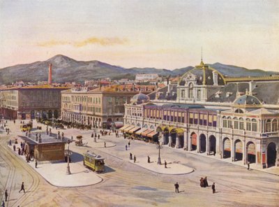 Nicea, Place Massena (druk kolorowy) autorstwa European School