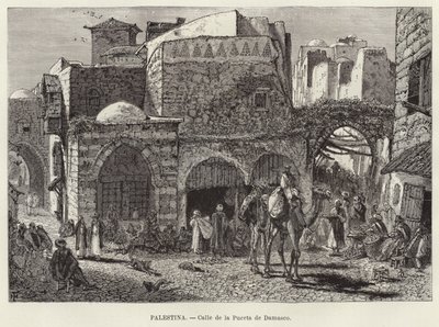 Palestyna, ulica Brama Damaszku autorstwa European School